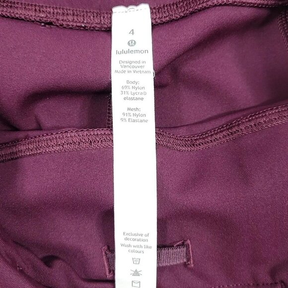 Lululemon Leggings #57 Size 4 - Picture 4 of 9